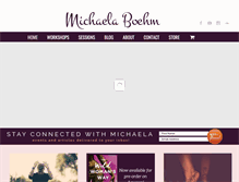 Tablet Screenshot of michaelaboehm.com